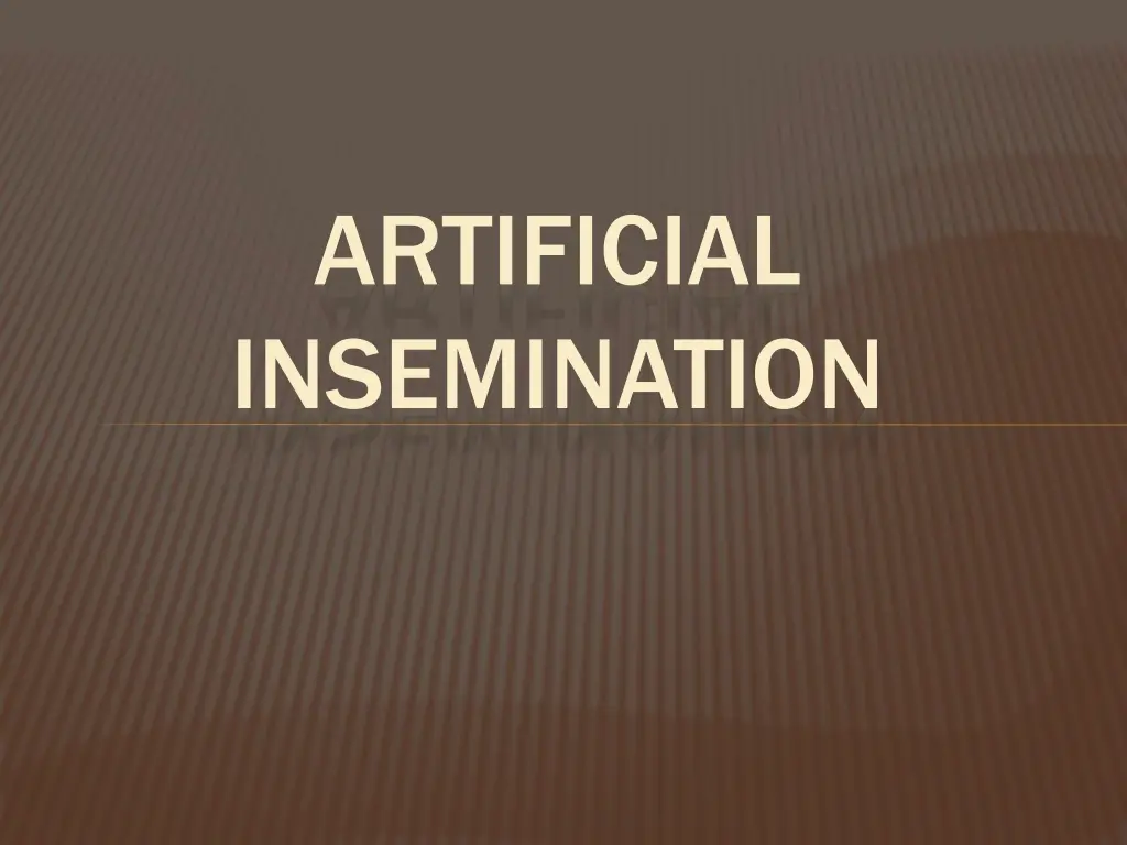 artificial insemination 1