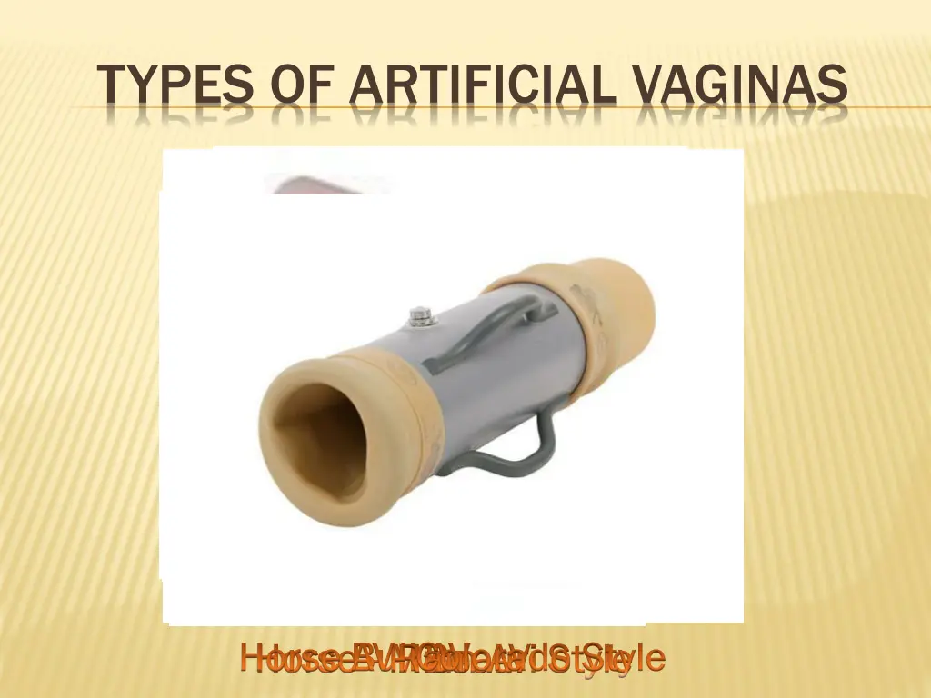 types of artificial vaginas