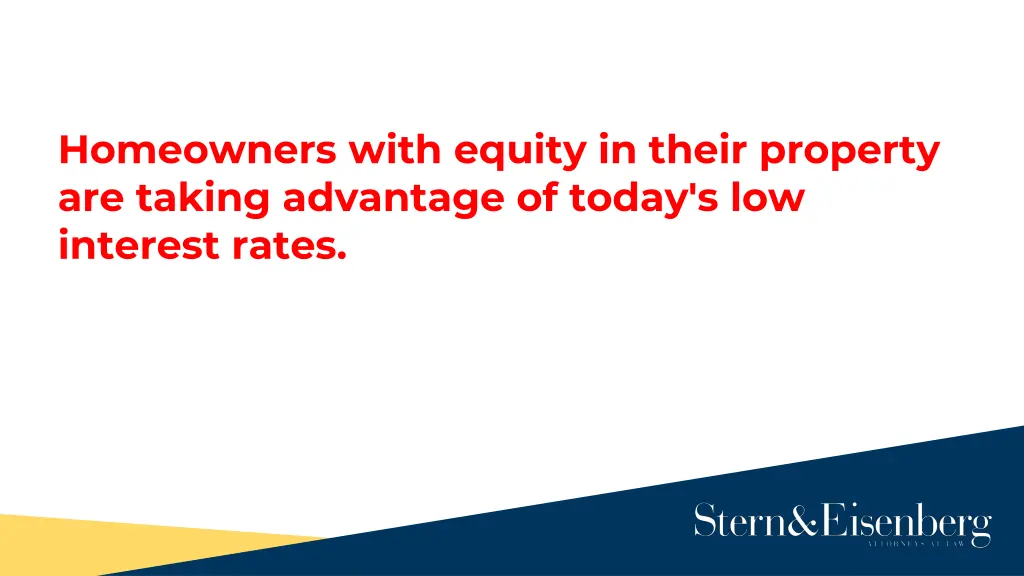 homeowners with equity in their property