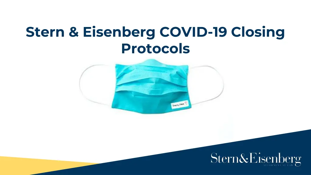 stern eisenberg covid 19 closing protocols