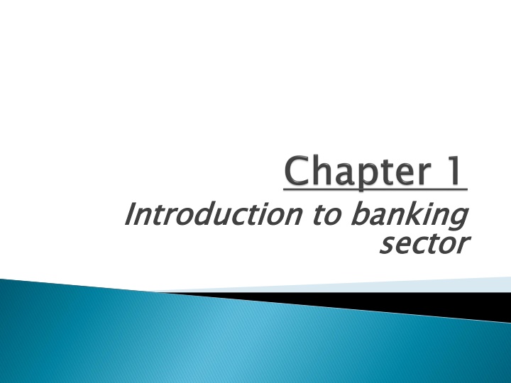 introduction to banking