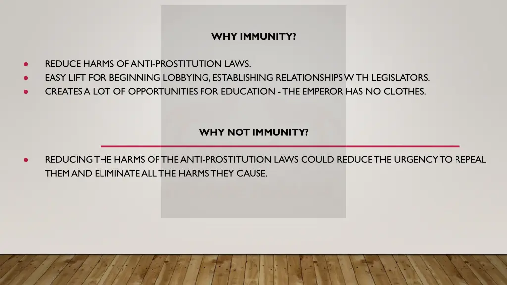 why immunity