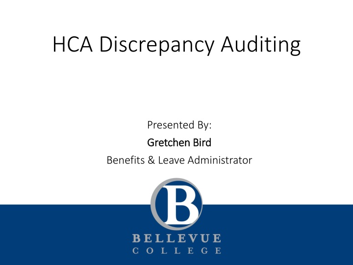 hca discrepancy auditing