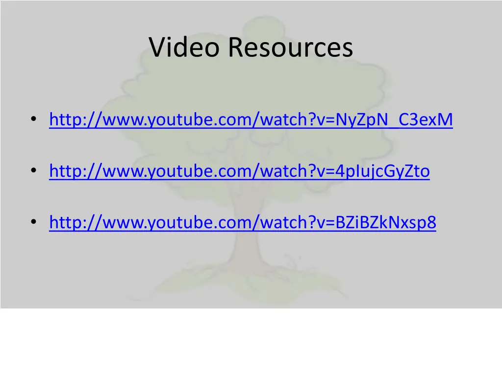 video resources