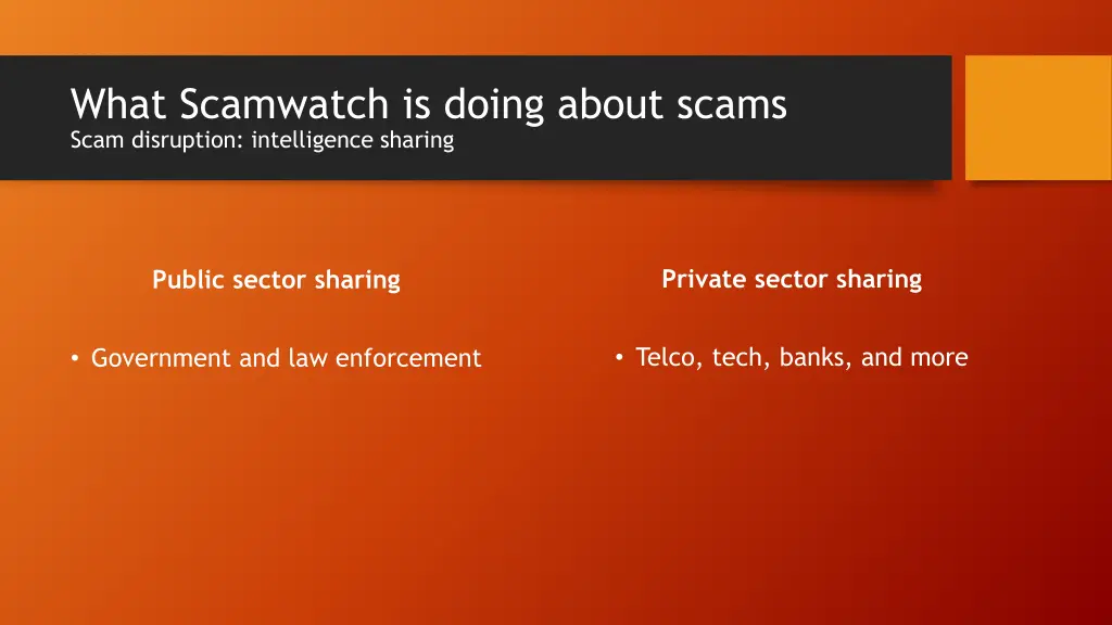 what scamwatch is doing about scams scam