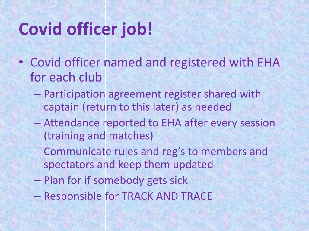 covid officer job