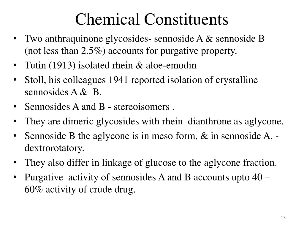 chemical constituents two anthraquinone