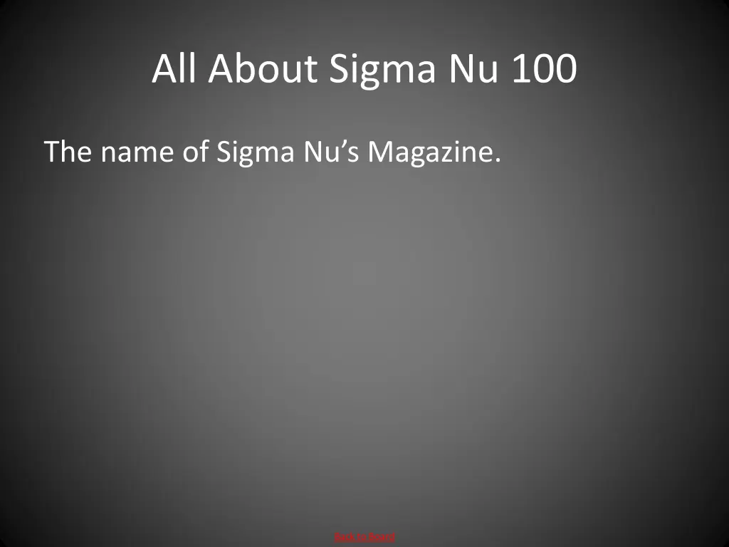 all about sigma nu 100