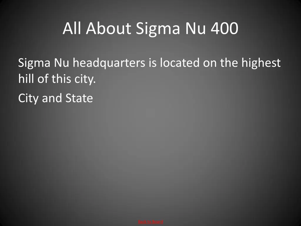 all about sigma nu 400