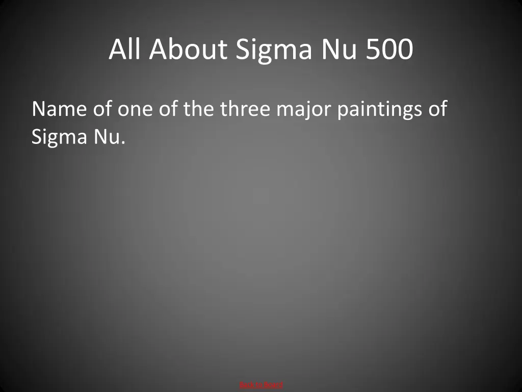 all about sigma nu 500