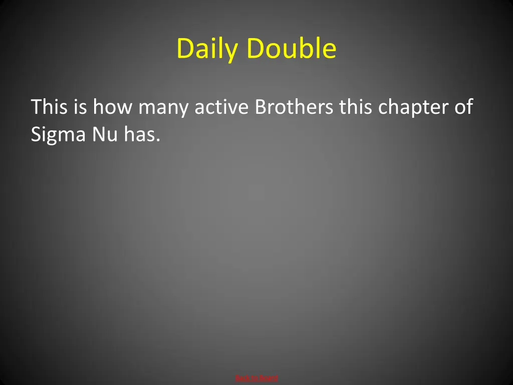 daily double 1