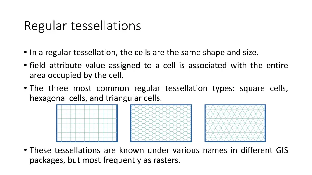 regular tessellations