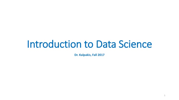 introduction to data science introduction to data