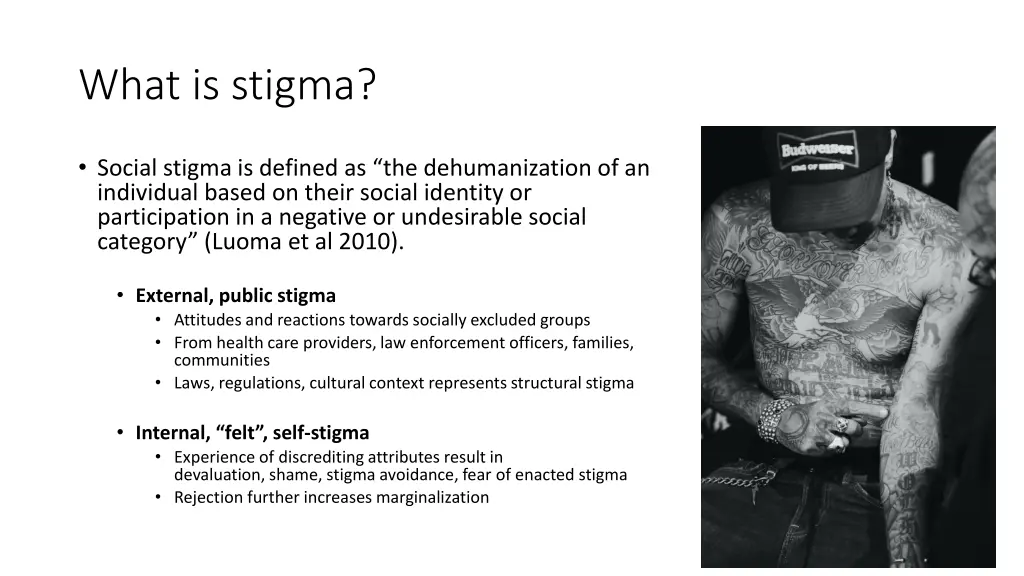 what is stigma