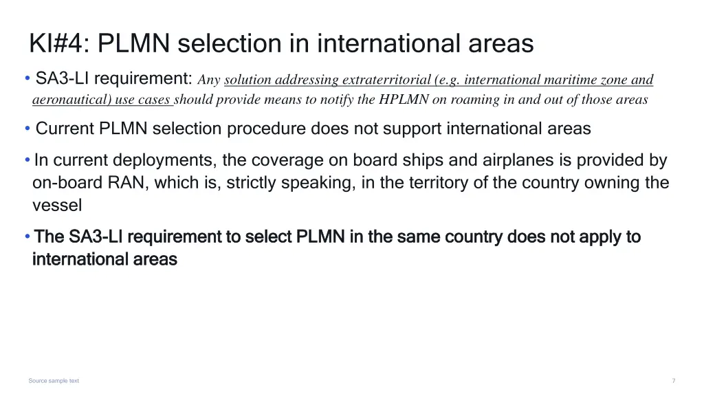 ki 4 plmn selection in international areas