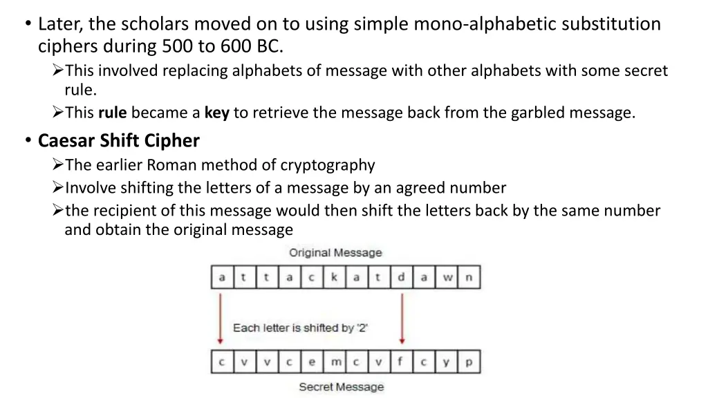 later the scholars moved on to using simple mono