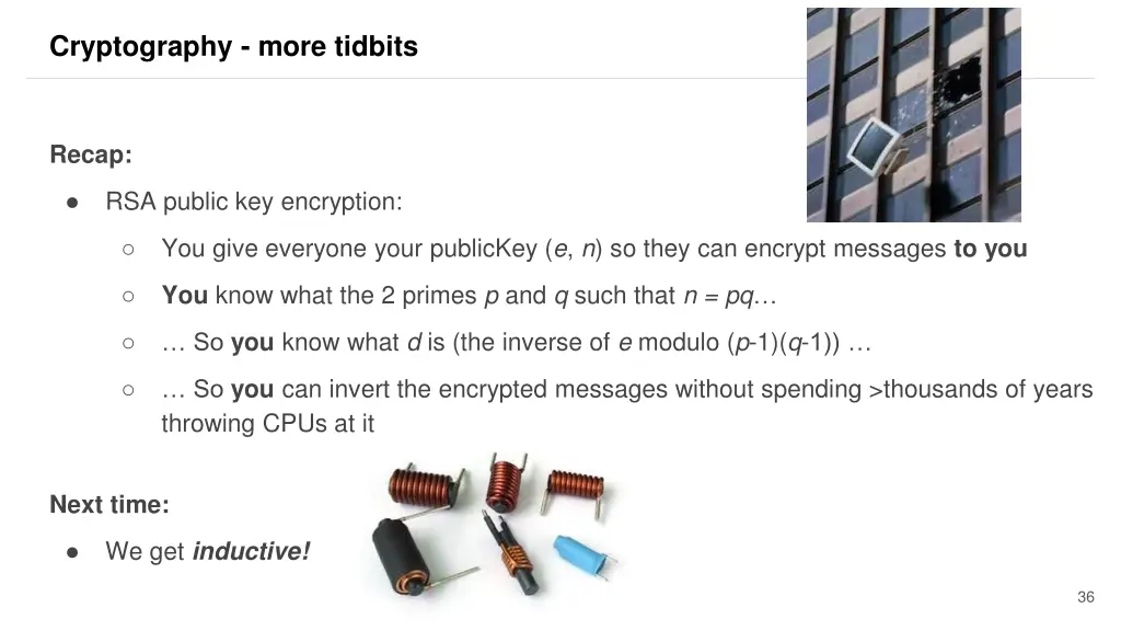 cryptography more tidbits 4