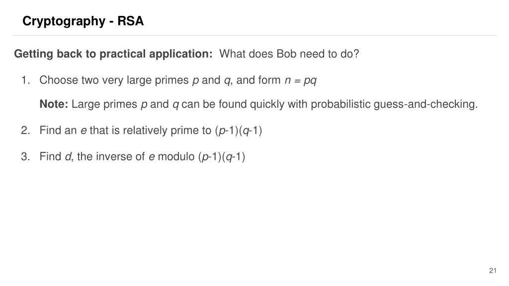 cryptography rsa 11