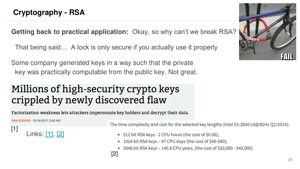 cryptography rsa 21