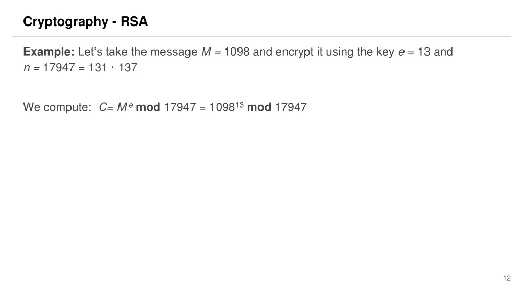 cryptography rsa 3