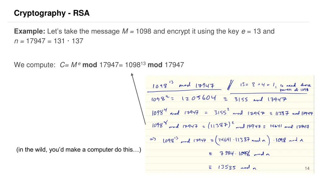 cryptography rsa 5