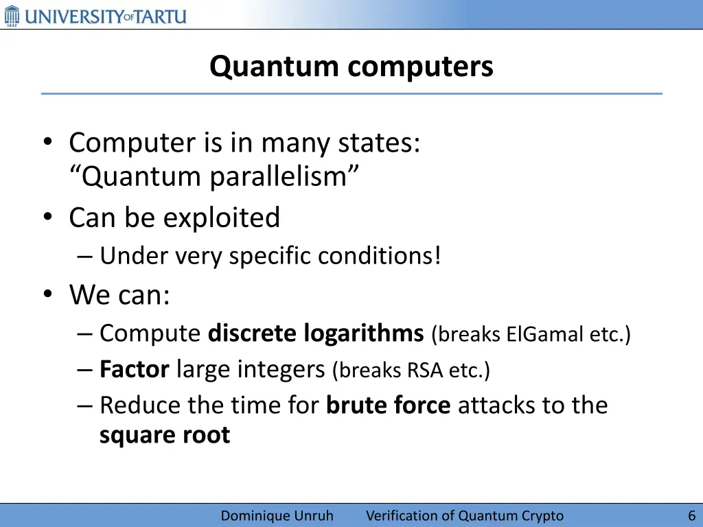 quantum computers