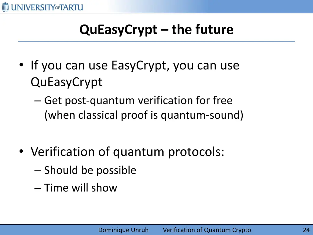 queasycrypt the future