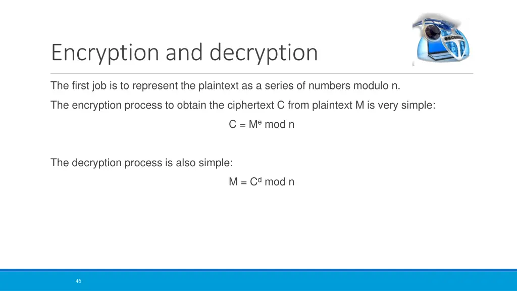 encryption and decryption