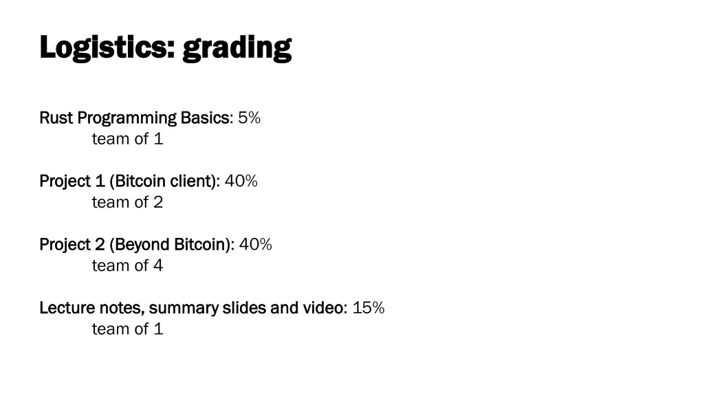 logistics grading logistics grading