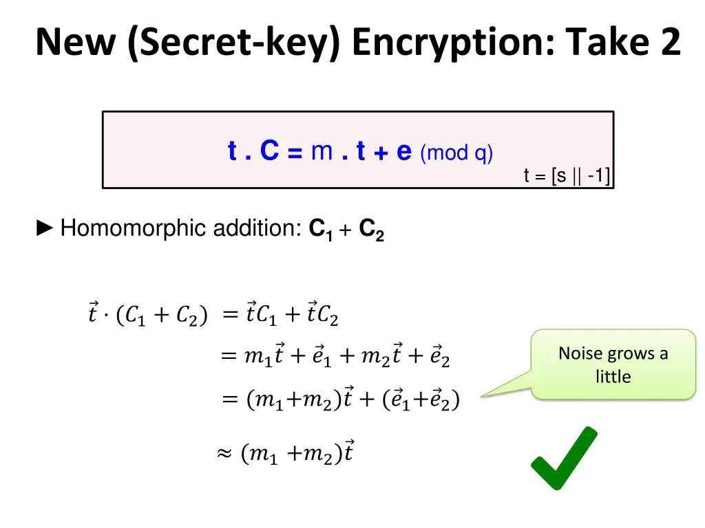 new secret key encryption take 2 1