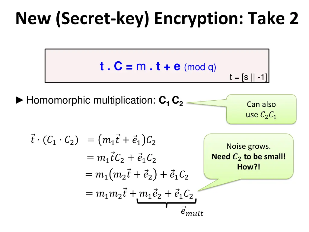 new secret key encryption take 2 2