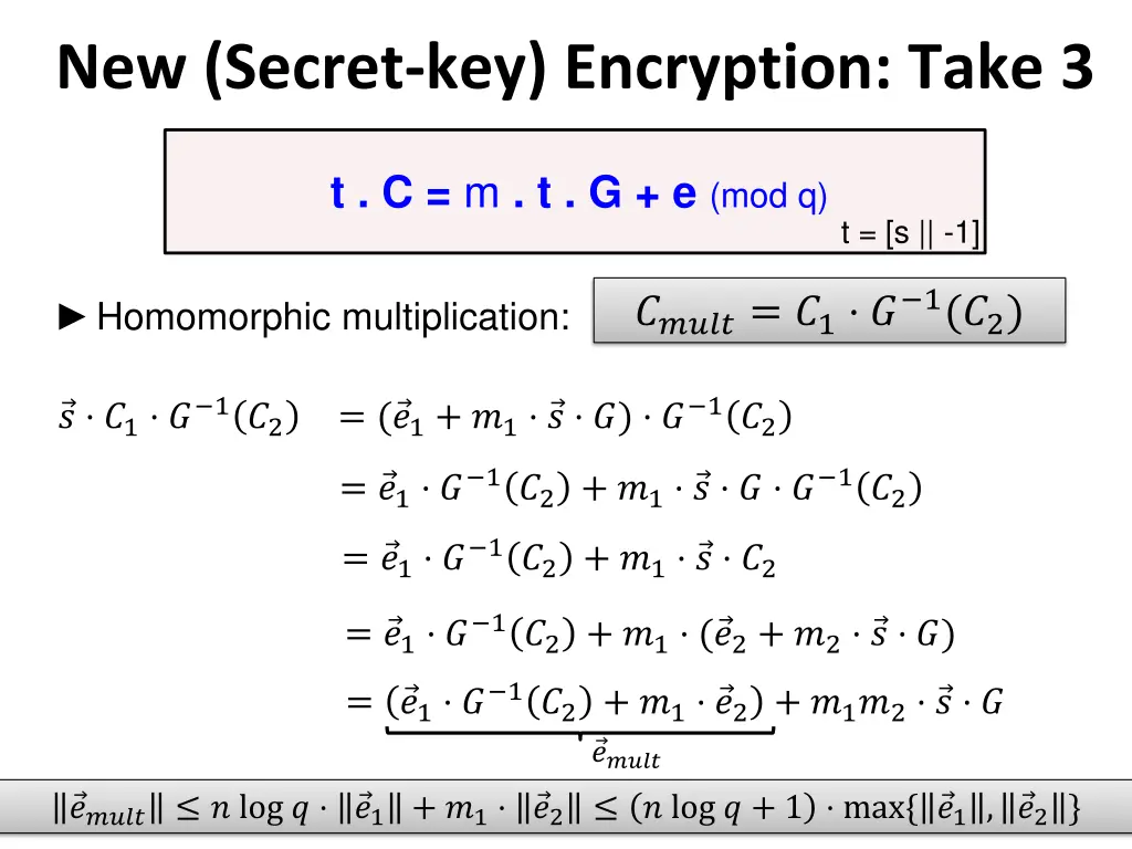 new secret key encryption take 3 1