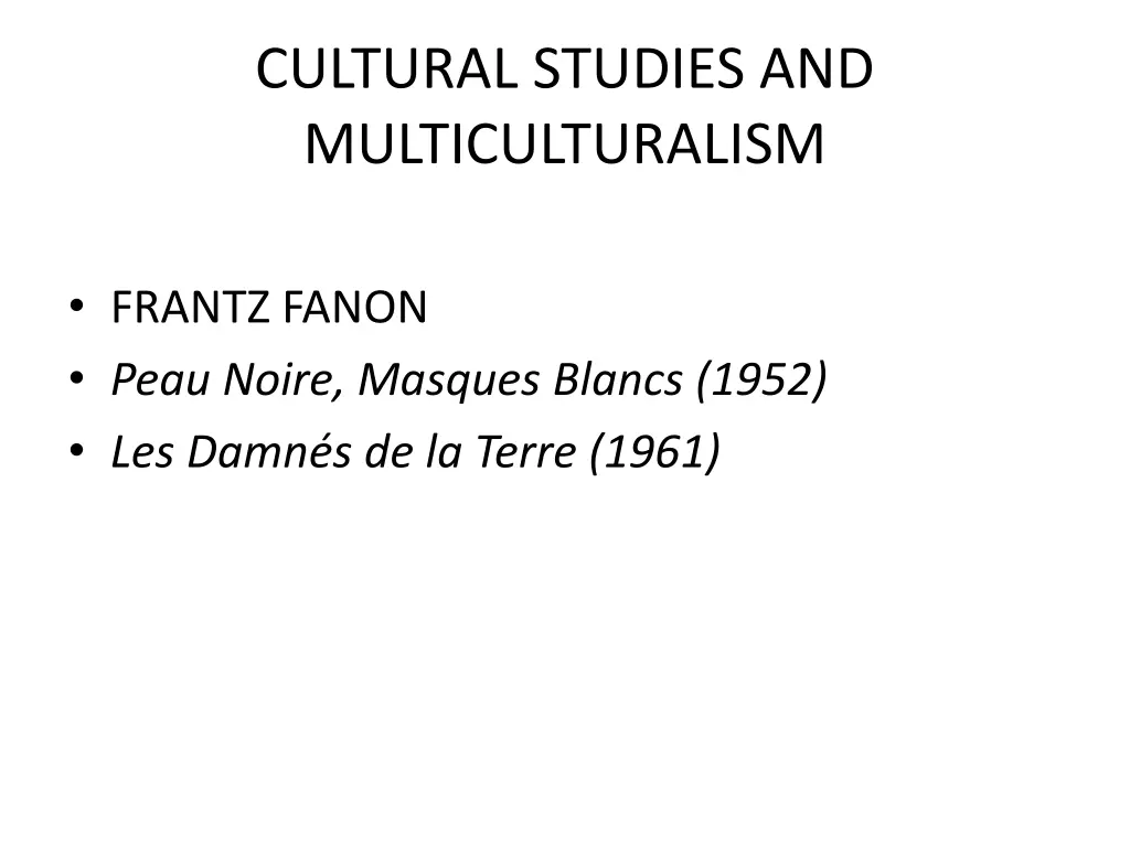 cultural studies and multiculturalism 10