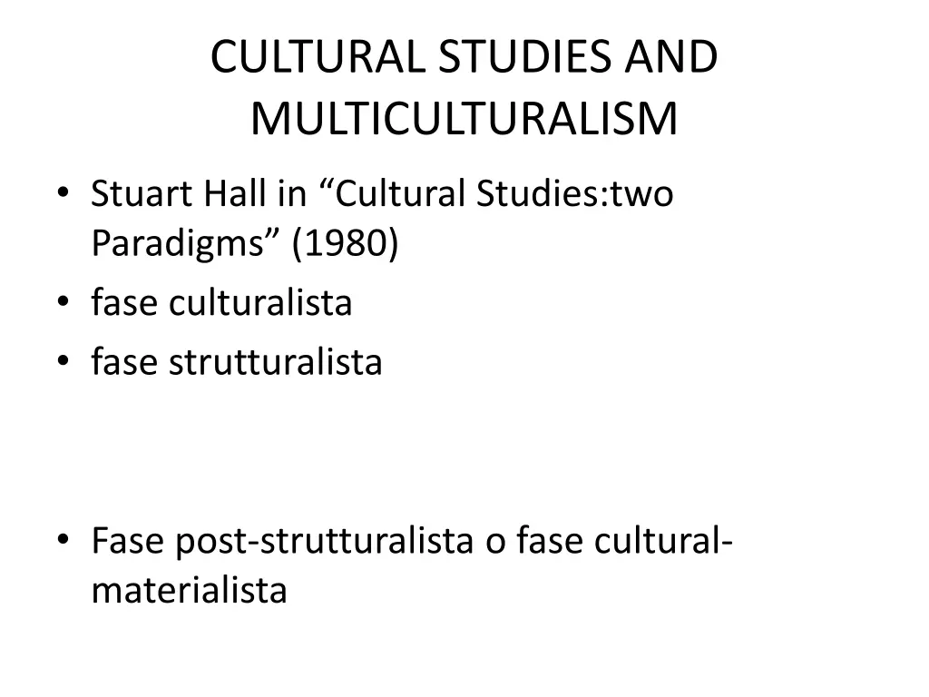 cultural studies and multiculturalism 4