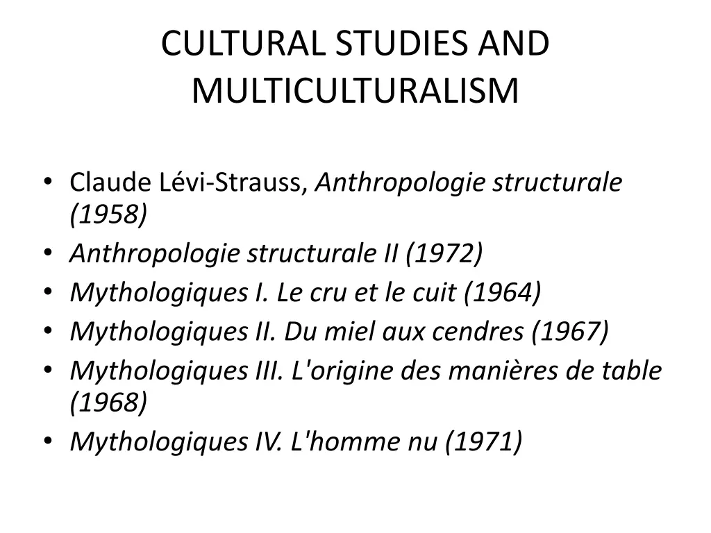 cultural studies and multiculturalism 6