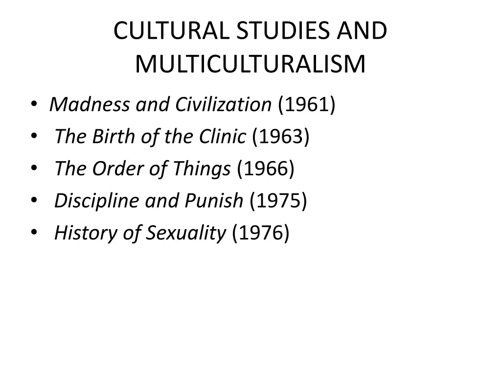 cultural studies and multiculturalism 9