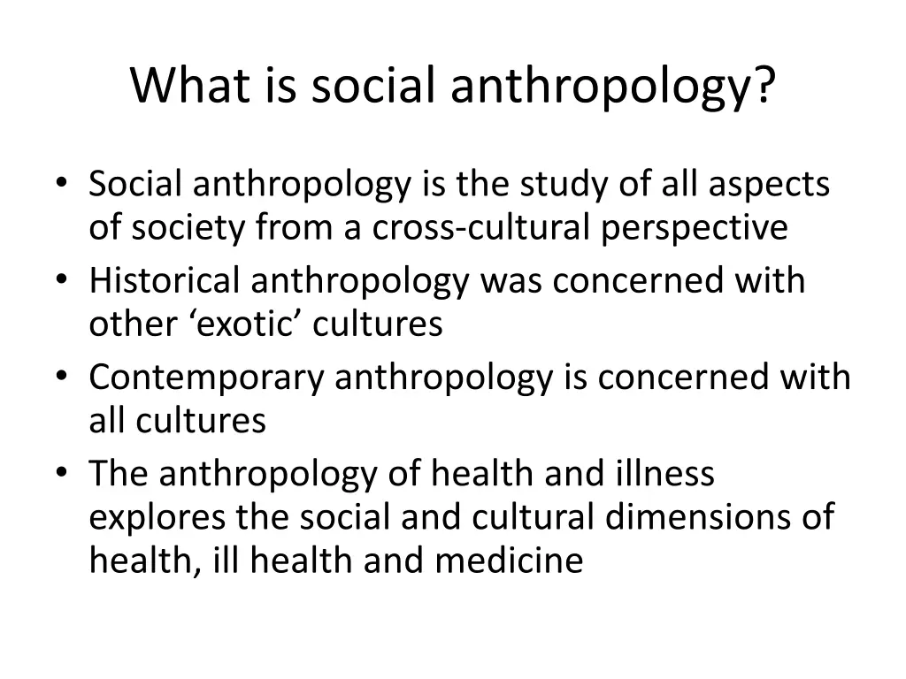 what is social anthropology