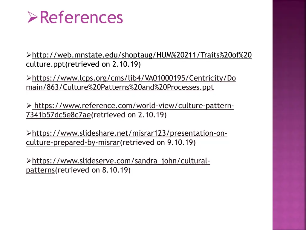 references