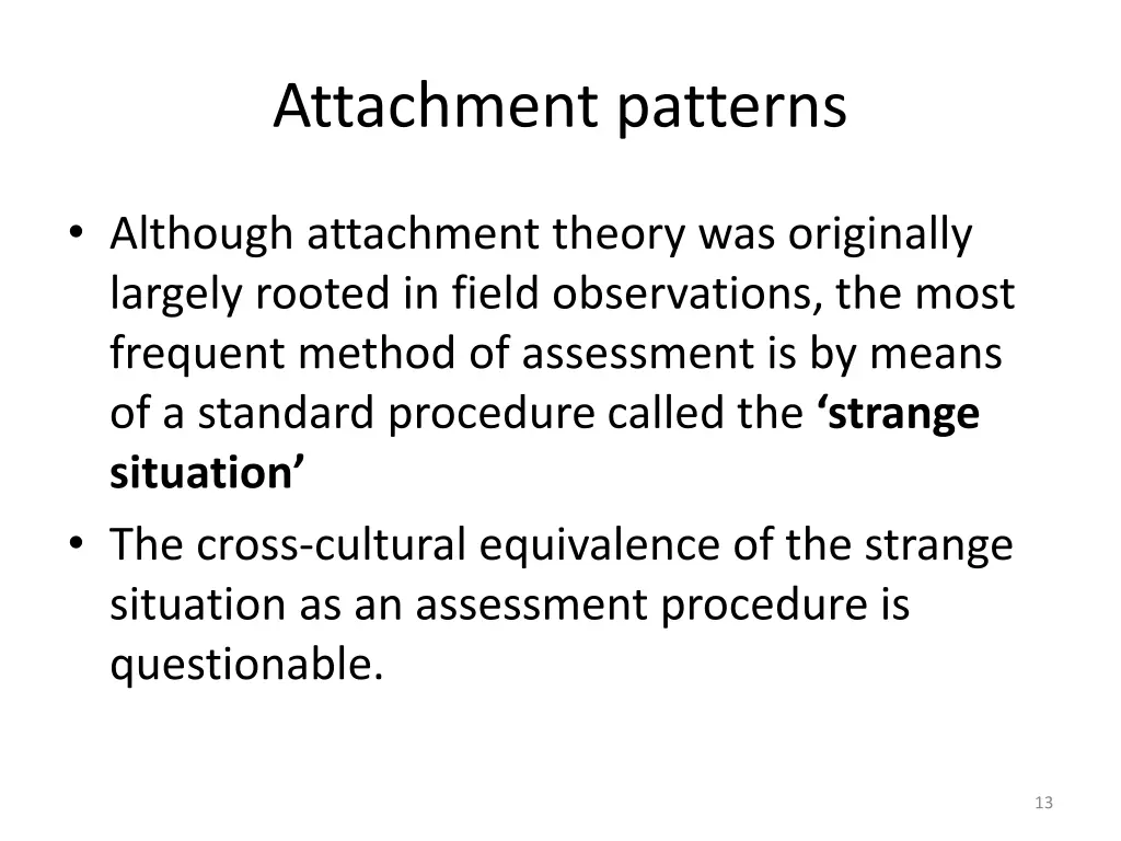 attachment patterns 1