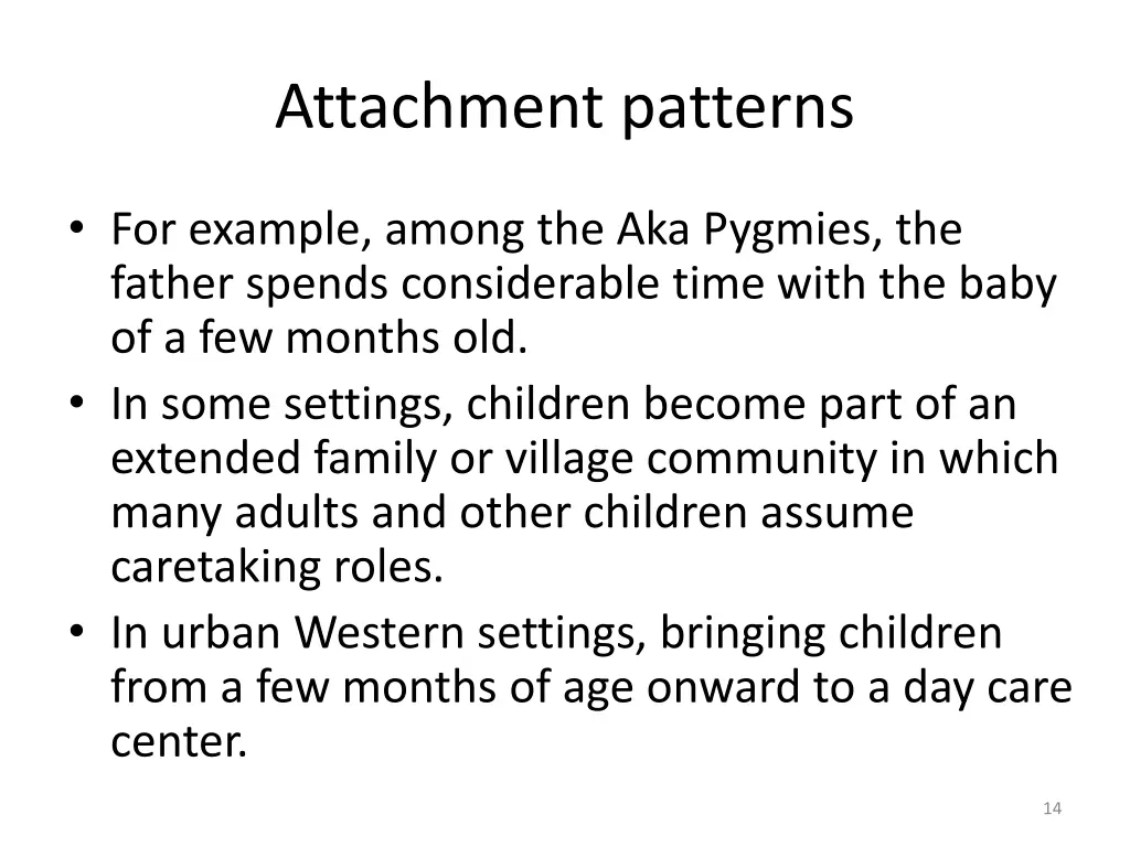 attachment patterns 2