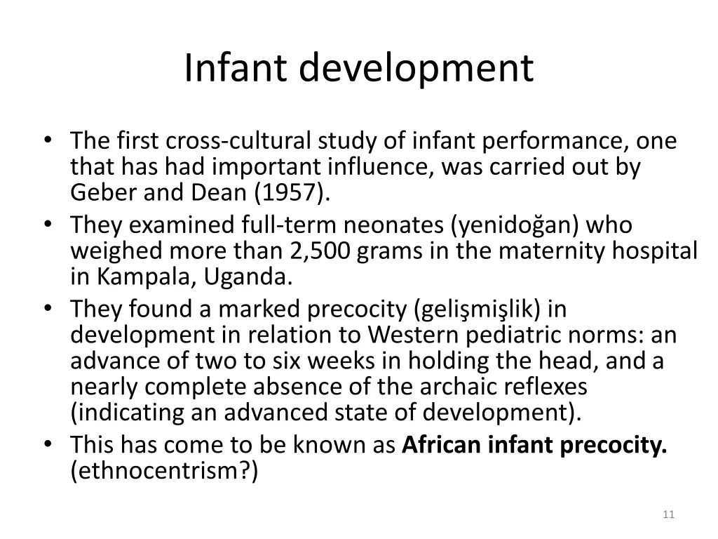 infant development 1