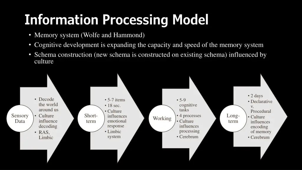 information processing model