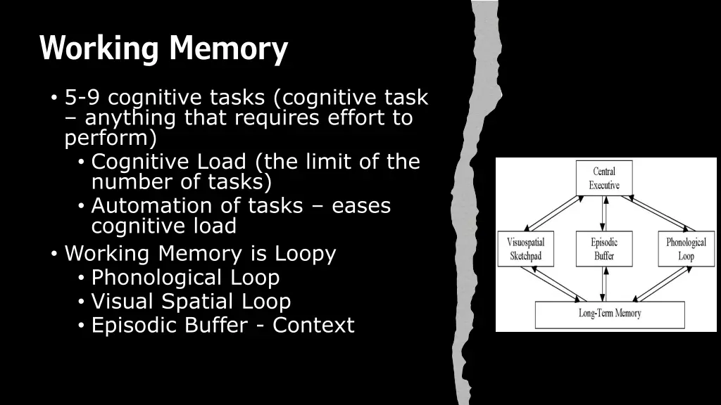 working memory