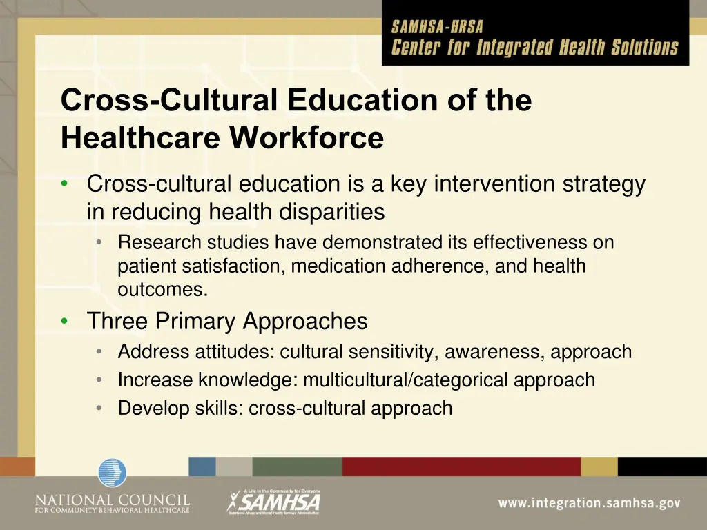 cross cultural education of the healthcare