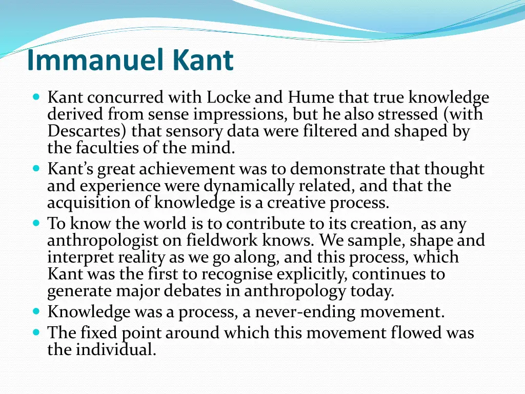 immanuel kant