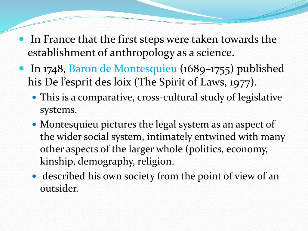 in france that the first steps were taken towards