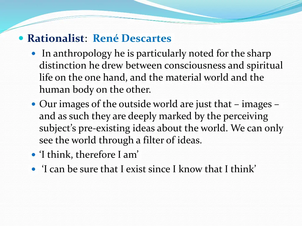 rationalist ren descartes