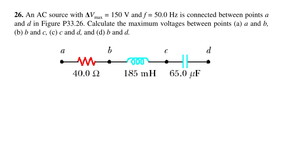 26 an ac source with