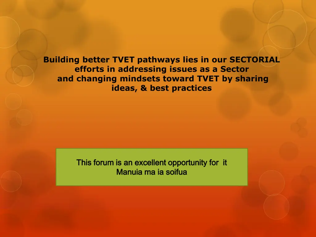 building better tvet pathways lies