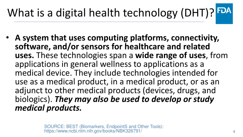 what is a digital health technology dht